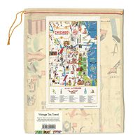 Chicago Map Tea Towel