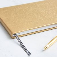 Gold Christian Lacroix Guest Book