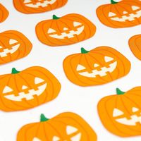 Glow in the Dark Jack-O' Lantern Stickers