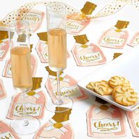 Champagne Bottle Napkin