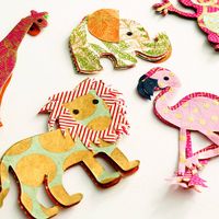 Die-Cut Fine Paper Animal Shapes