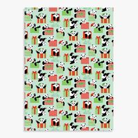 Here Comes Panda Claus Wrapping Paper