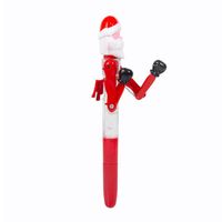 Light Up Punching Santa Pen