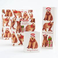 Beary Christmas Wine Bag