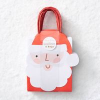 Santa Heads Treat Bags