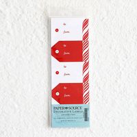 Candy Cane Stripe Gift Tags