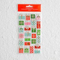 Glittery Holiday Present Stickers