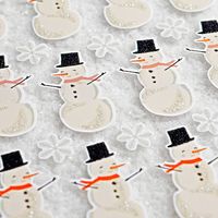 Snowman and Snowflake Stickers