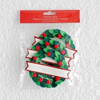 Felt Wreath and Banner Gift Topper