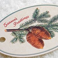 Botanical Holiday Gift Tags