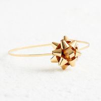 Gold Present Bow Headband