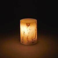 Small Marble LED Candle