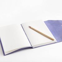 Violet Suede Foldover Journal