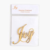 Joy Gold Gift Topper