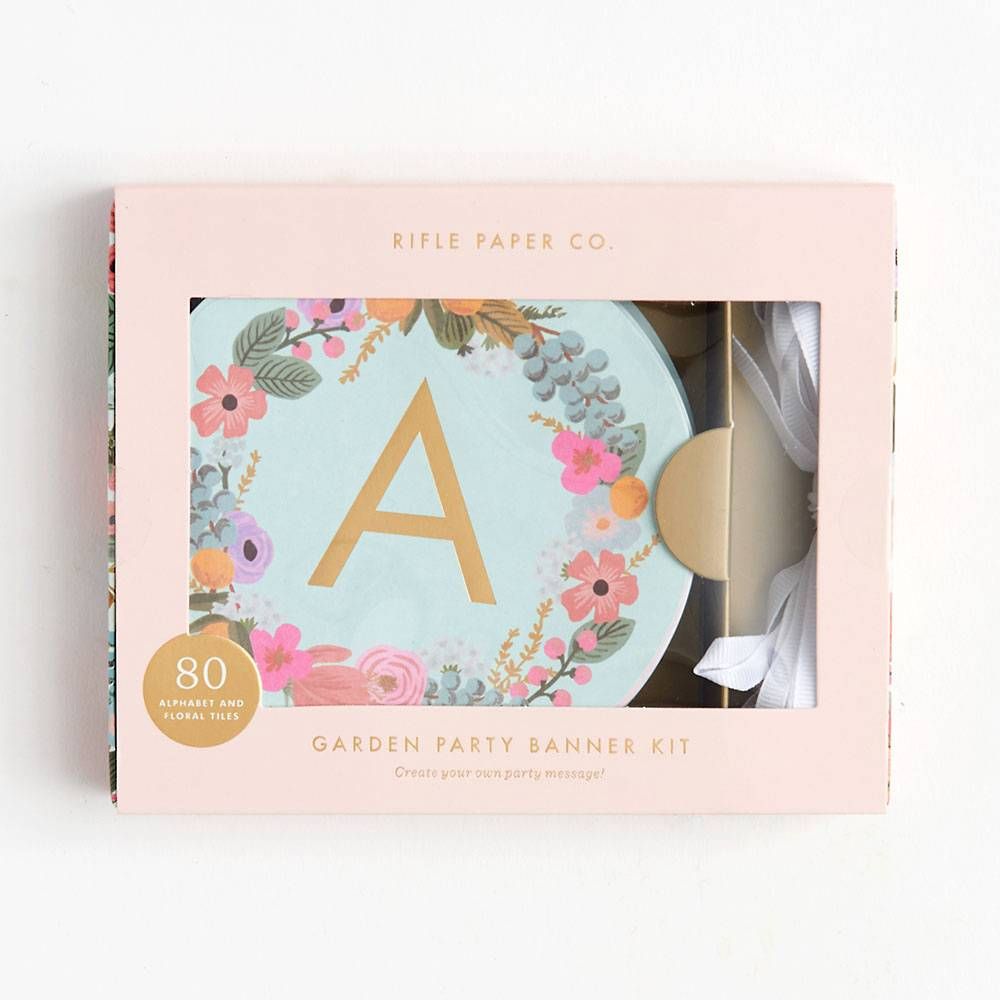 Garden Party Letter Garland