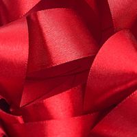 Jumbo Red Satin Bow