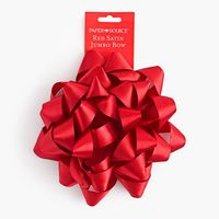 Jumbo Red Satin Bow