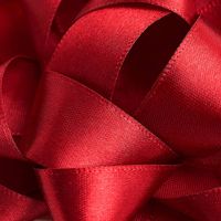 Red Satin Bow