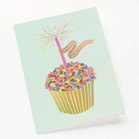 Cupcake Sprinkles Birthday Card