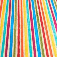 Rainbow Stripes Handmade Paper