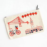 San Francisco City Icons Pouch