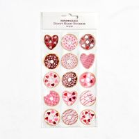 Donut Heart Stickers