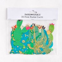 Die-Cut Fine Paper Cactus Set