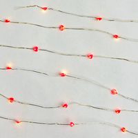 Pink Heart String Lights