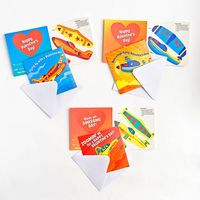 Paper Airplanes Valentine Card Kit