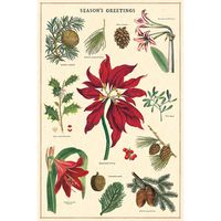 Christmas Botanica Vintage Postcard Set