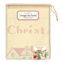 Christmas Village Tea Towel