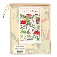 Christmas Village Tea Towel