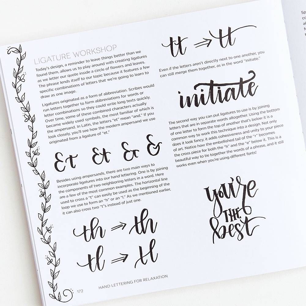 Hand Lettering for Relaxation