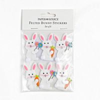 Felted Bunny Stickers