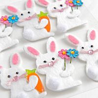 Felted Bunny Stickers