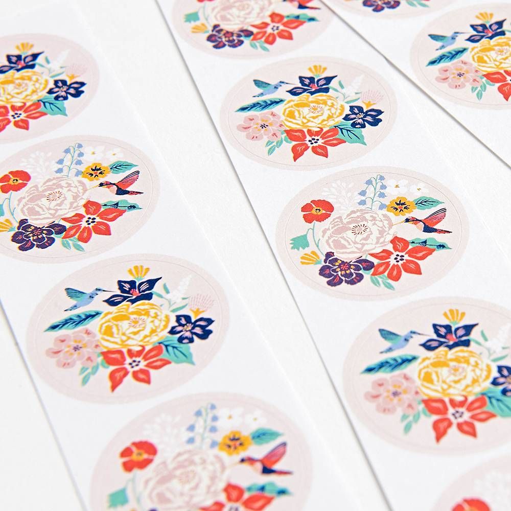 Birds and Blossoms Stickers