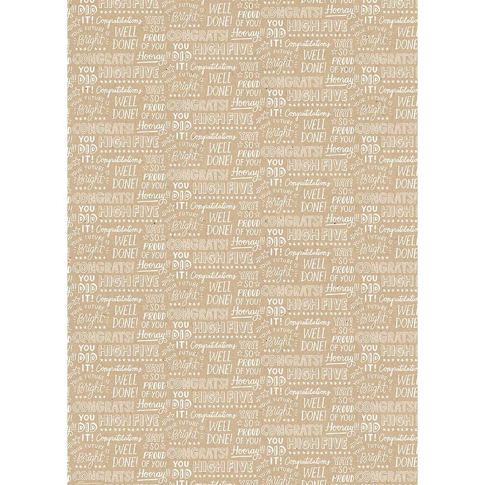 Congrats Paper Wrapping Paper