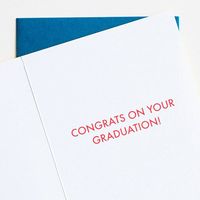 Hole World Graduation Card