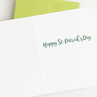 Inner Leprechaun St Patrick's Day Card