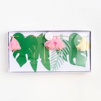 Tropical Leaf Die-Cut Garland