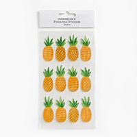 Pineapple Glitter Stem Stickers