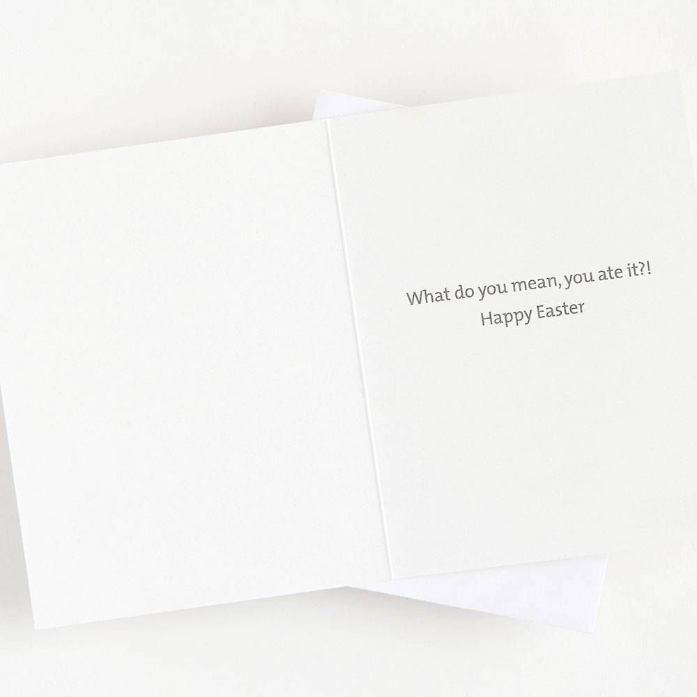 Show Me the Bunny Easter Card