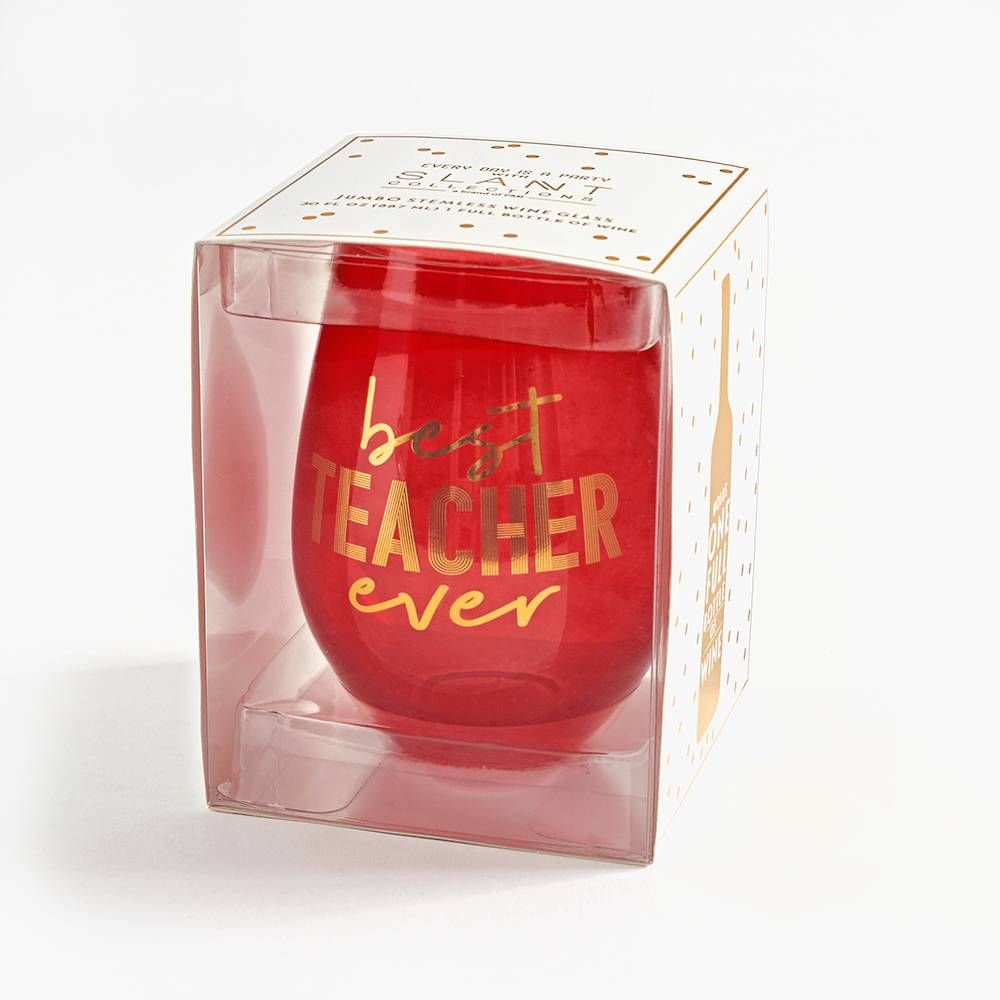 Teacher Stemless Glass