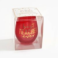 Teacher Stemless Glass