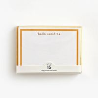 Hello Sunshine Stationery Set