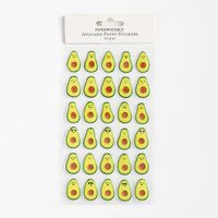 Avocado Puffy Stickers