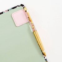 Blush Leatherette Pen Holder