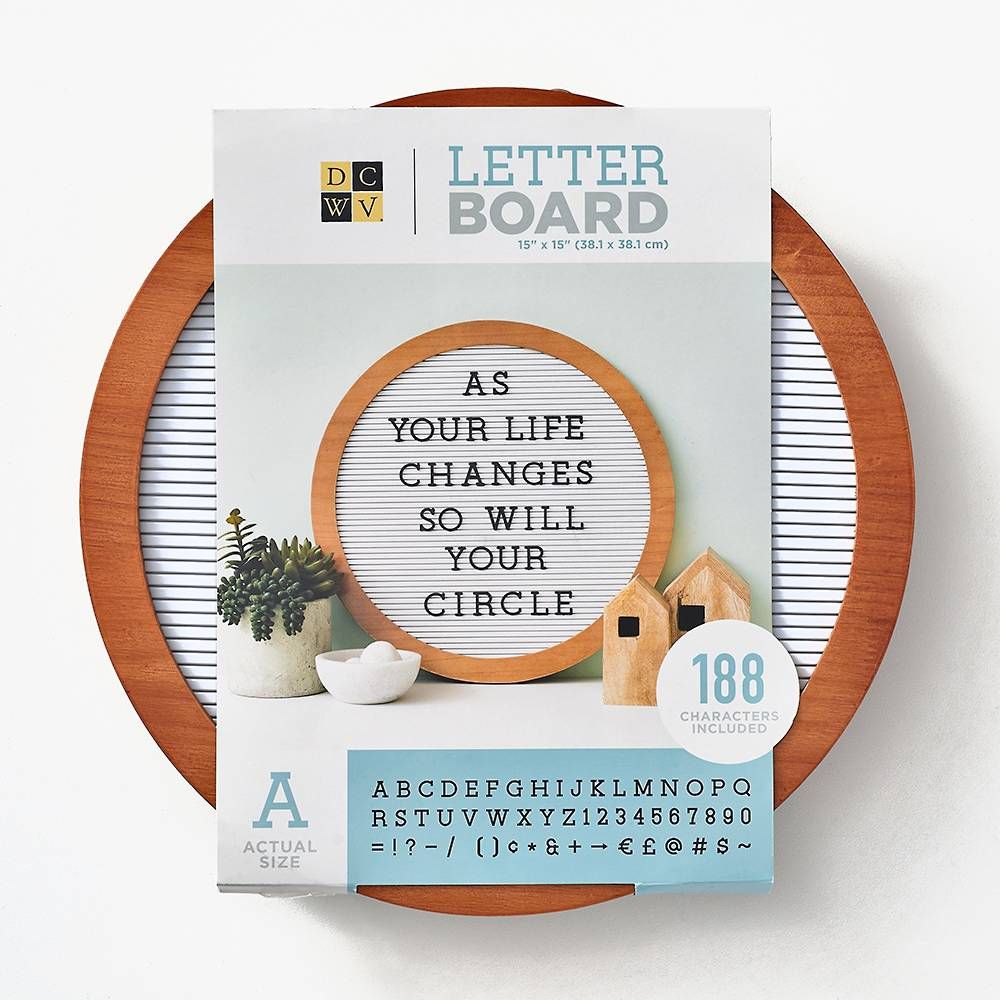 Circular Letterboard
