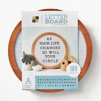 Circular Letterboard