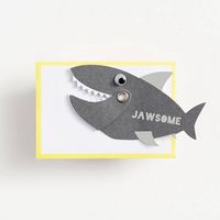 Jawsome Shark Miniature Card